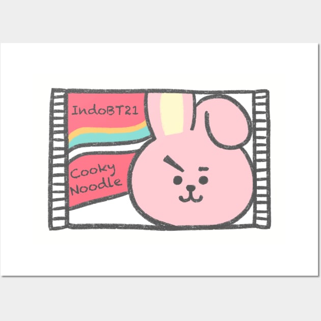 Indomie BT21 Cooky Wall Art by Oricca